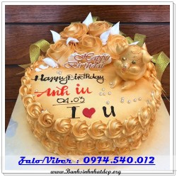 Mẫu Bánh Sinh Nhật Đẹp - A277